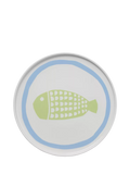 In The Roundhouse fish fine china dinner plate 25cm - British product