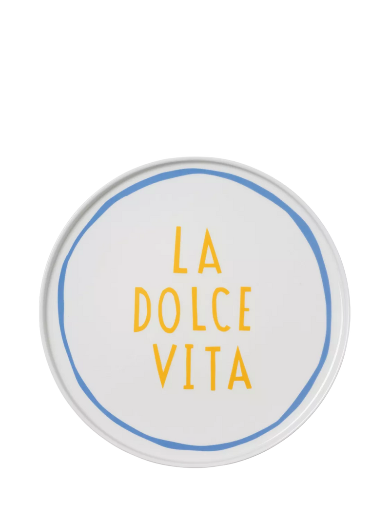 In The Roundhouse La Dolce Vita dinner plate 25cm - British product