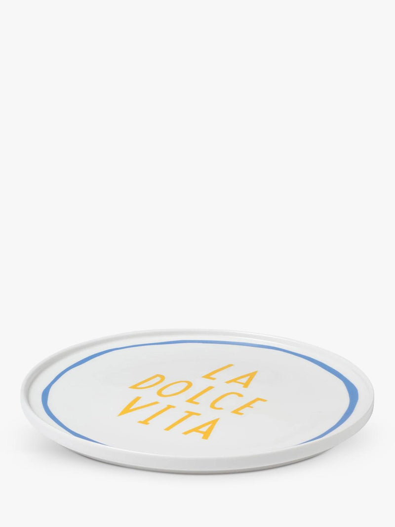 In The Roundhouse La Dolce Vita dinner plate 25cm - British product