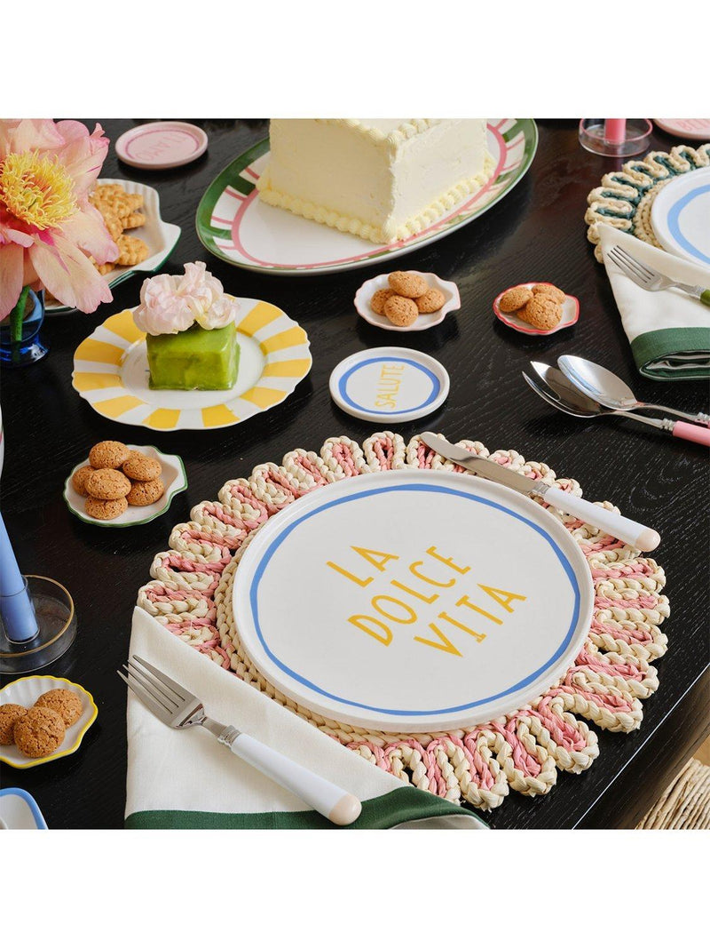 In The Roundhouse La Dolce Vita dinner plate 25cm - British product