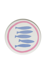 John Lewis In The Roundhouse Sardine Fine China Dinner Plate White/Multi 25cm- Buy online at McGrocer