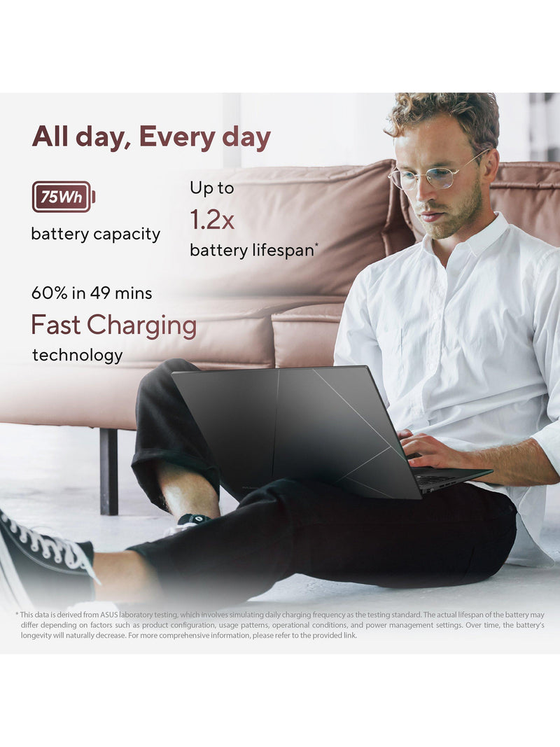 ASUS ZenBook 14 laptop AMD Ryzen AI 5 - British product