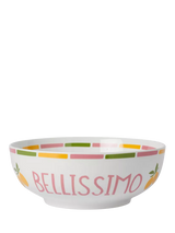 John Lewis In The Roundhouse Bellissimo Fine China Serving Bowl, White/Multi, 25cm- Buy online at McGrocer
