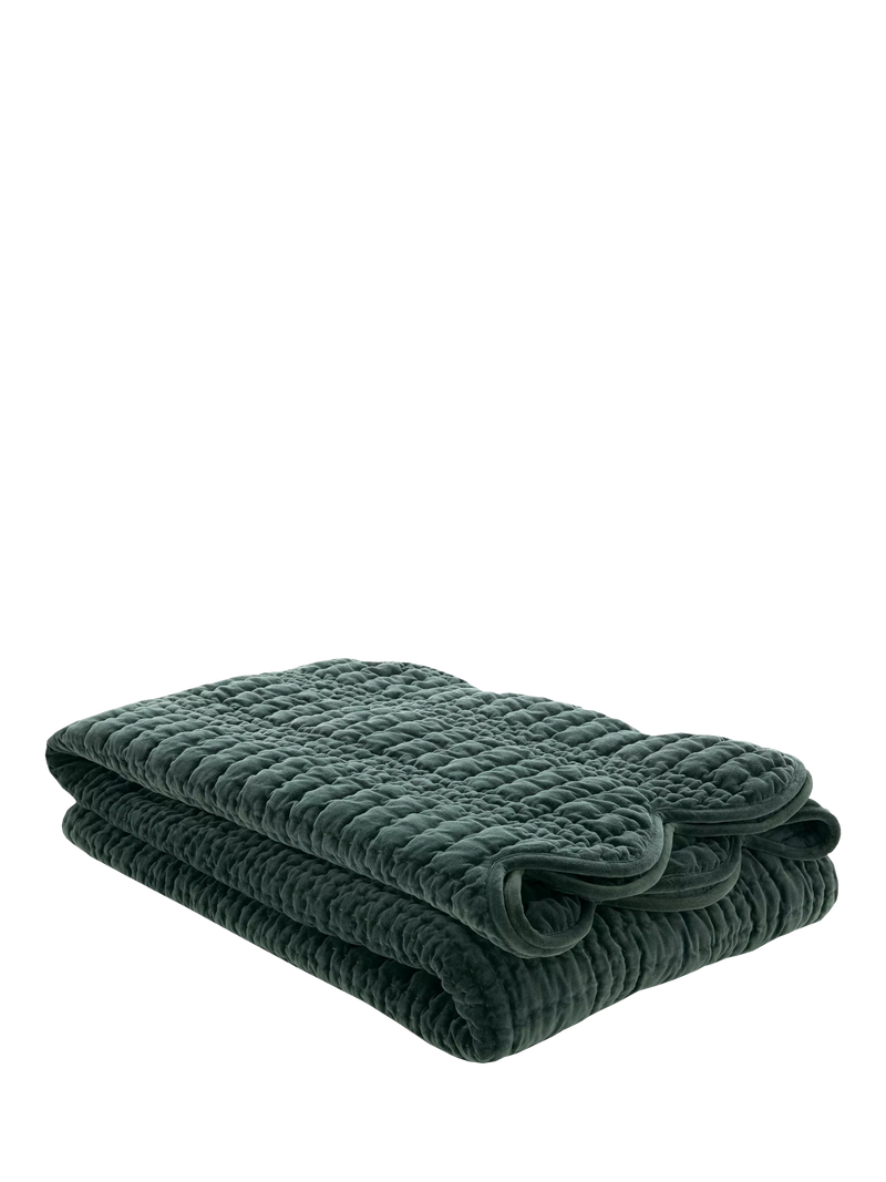 Laura Ashley bedspread pine green 235x180cm, imported from the UK
