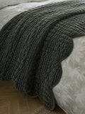 Laura Ashley bedspread pine green 235x180cm, imported from the UK
