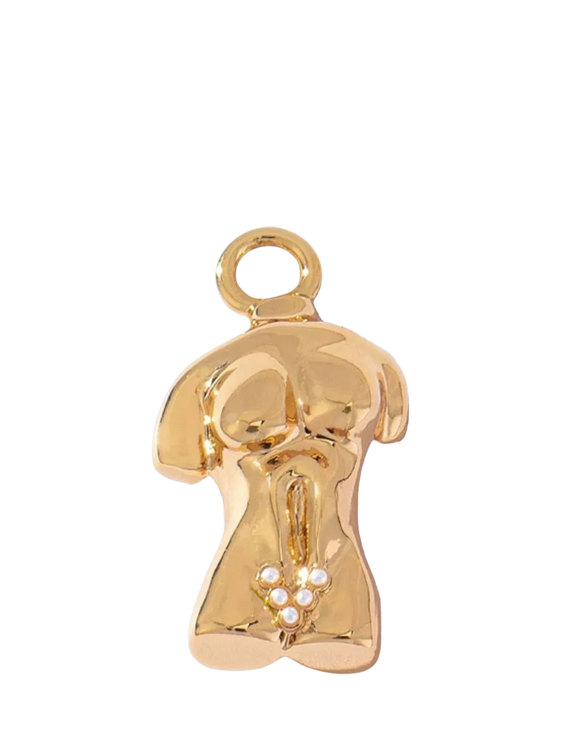 frkl. Eve Charm gold plated brass charm, imported from the UK