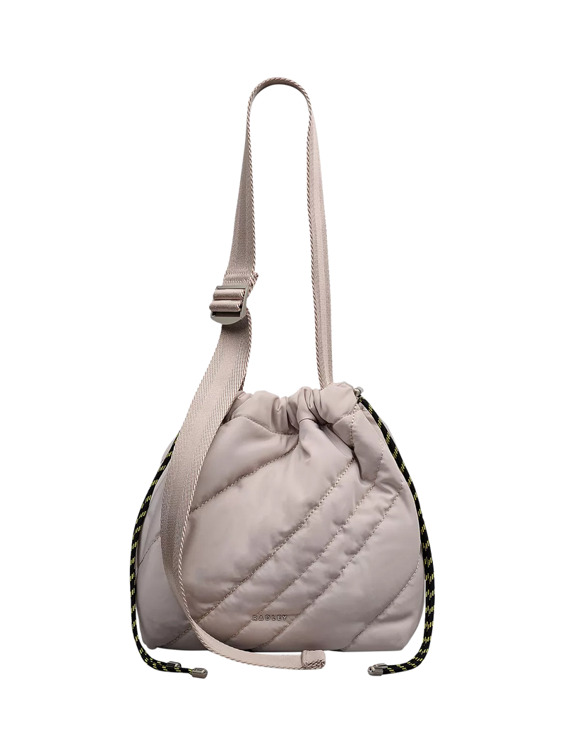 Radley bucket crossbody bag Feather Grey - British product