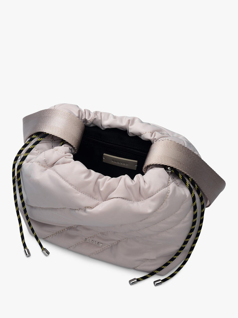Radley bucket crossbody bag Feather Grey - British product