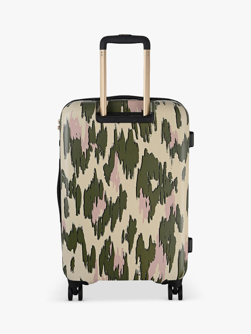 Radley Abstract Animal hard-shell medium suitcase in Hunter Green, UK version