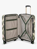 Radley Abstract Animal hard-shell medium suitcase in Hunter Green, UK version