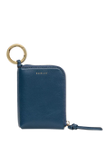 Radley Golden Lane bag charm in blue - British product