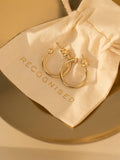 Recognised faith cross hoop earrings, UK version