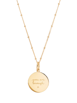 John Lewis Recognised You Are Enough Bobble Chain Pendant Necklace 40-45cm- Buy online at McGrocer