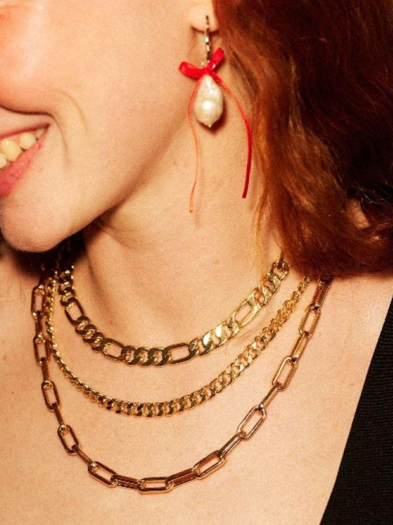 frkl. mini chain necklace in gold - British product