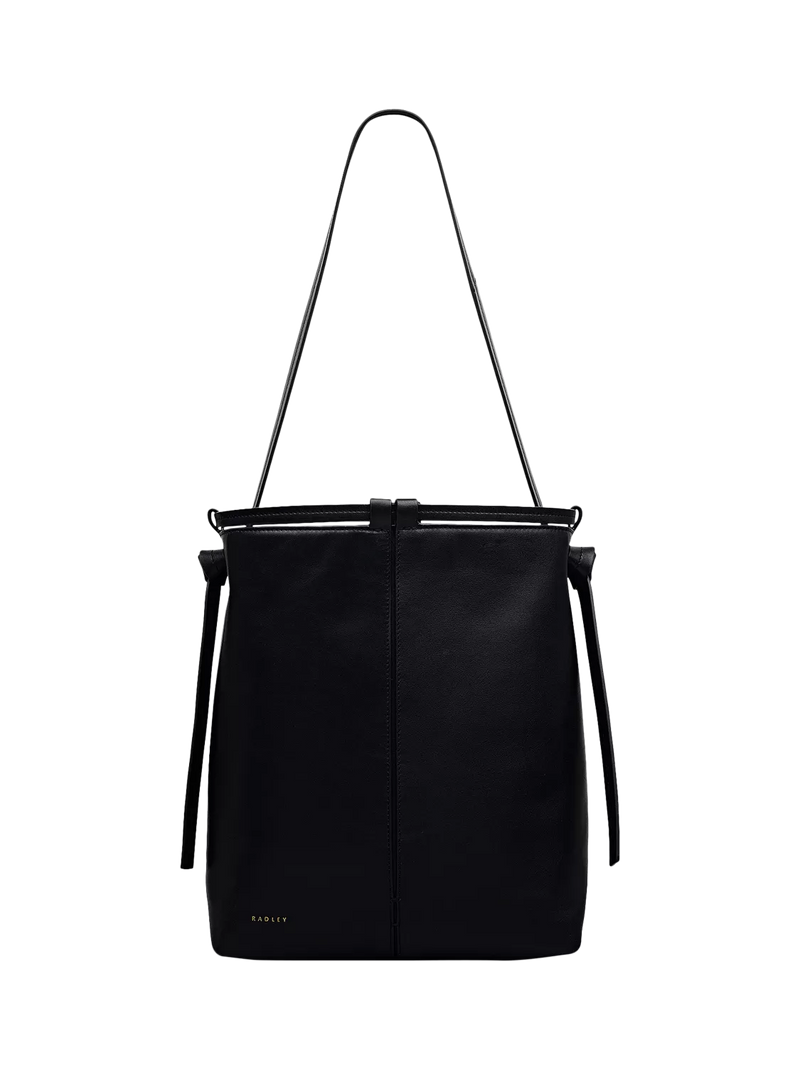 Radley Connaught leather shoulder bag black H33cm (British brand)