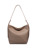 Radley Luxborough leather striped bucket bag (British brand)