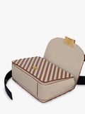 Radley Belsize Stripe small shoulder bag in Salt (British brand)