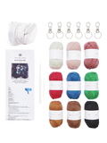 Rico Design Ricorumi animal keyring crochet kit, imported from the UK