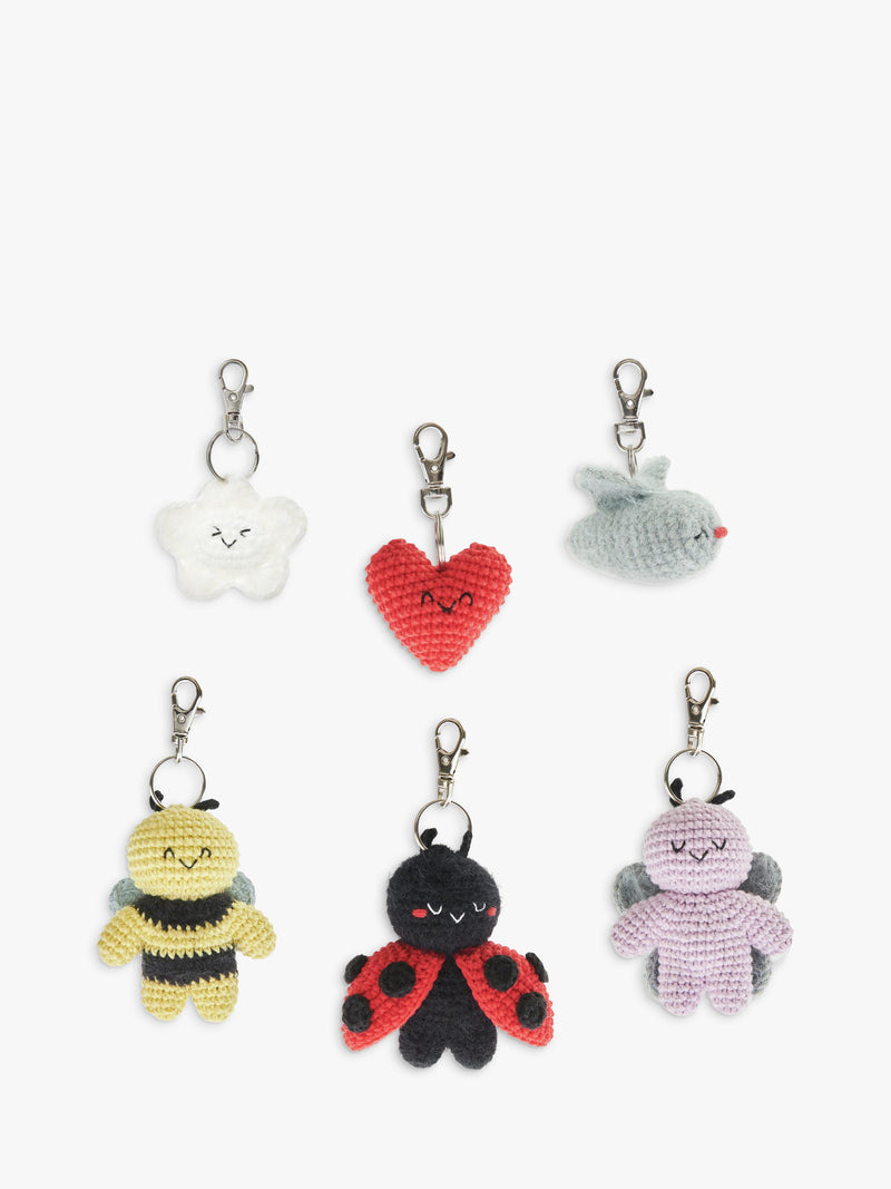 Rico Design Ricorumi Chingu Sky key rings crochet kit, imported from the UK