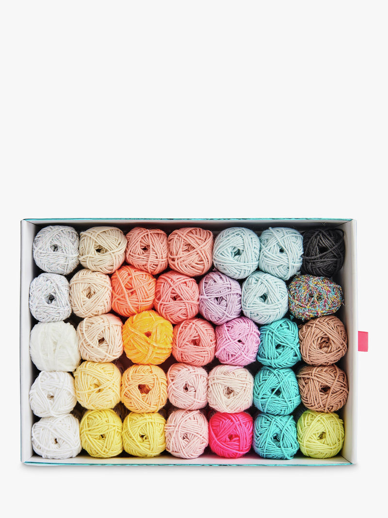 Rico Design birthday party crochet kit with Ricorumi wool, UK version