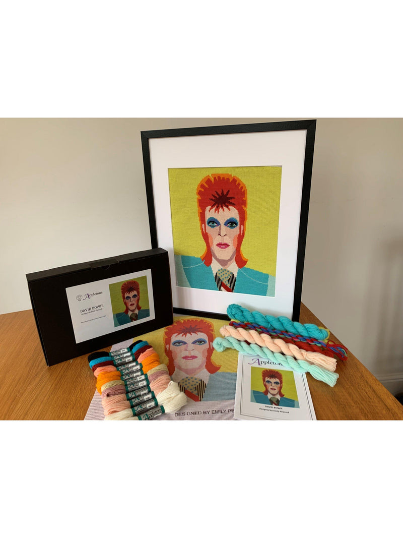 Appletons David Bowie tapestry kit, imported from the UK