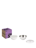 Alessi Rocc Amethyst candle small stainless steel jar (British brand)