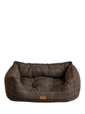 Joules Henson Check pet bed with padded sides, UK version