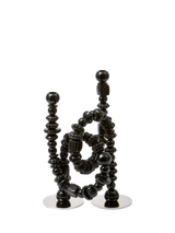 John Lewis pols potten Beads Candle Holder, Black- Buy online at McGrocer