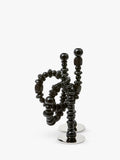 pols potten Beads Candle Holder black handmade glass - British product