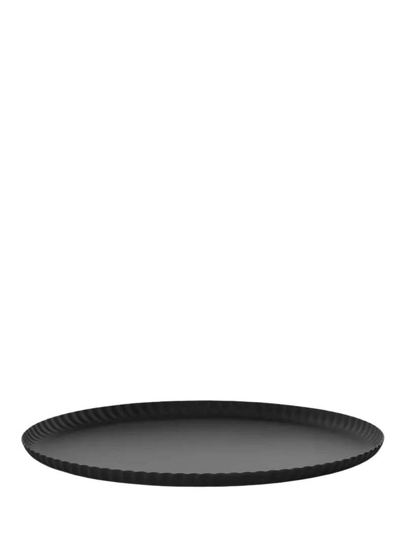 Alessi Pleats tray black 31cm, imported from the UK