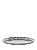 Alessi Pleats round stainless steel tray 23cm, UK version