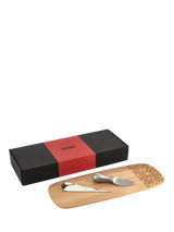 John Lewis Alessi Beech Wood Cheese Serving Board, Knife & Cutter Gift Set- Buy online at McGrocer