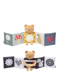 Taf Toys Snuggle Bear Book soft baby toy with mirror - British product