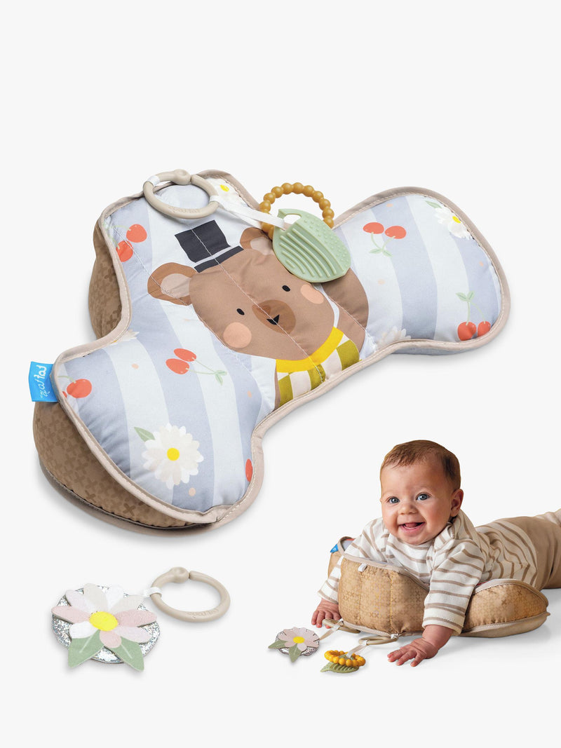 Taf Toys Bear Tummy Time Pillow soft baby activity toy, UK version