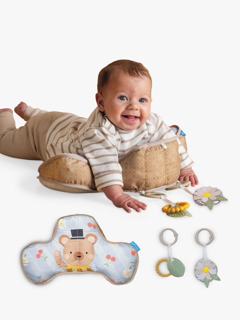 Taf Toys Bear Tummy Time Pillow soft baby activity toy, UK version