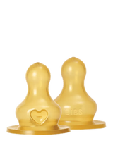 John Lewis BIBS Latex Baby Bottle Teats Medium Flow Pack of 2- Buy online at McGrocer
