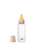 BIBS Latex Baby Bottle, Medium Flow, 270ml, Blush