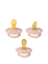 John Lewis BIBS Try-It Soothers Collection Pack of 3 Size 1 Blush- Buy online at McGrocer