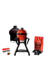 John Lewis Kamado Joe Portable Joe Junior Charcoal BBQ with Grill Cart, Stand & Cover Bundle- Buy online at McGrocer