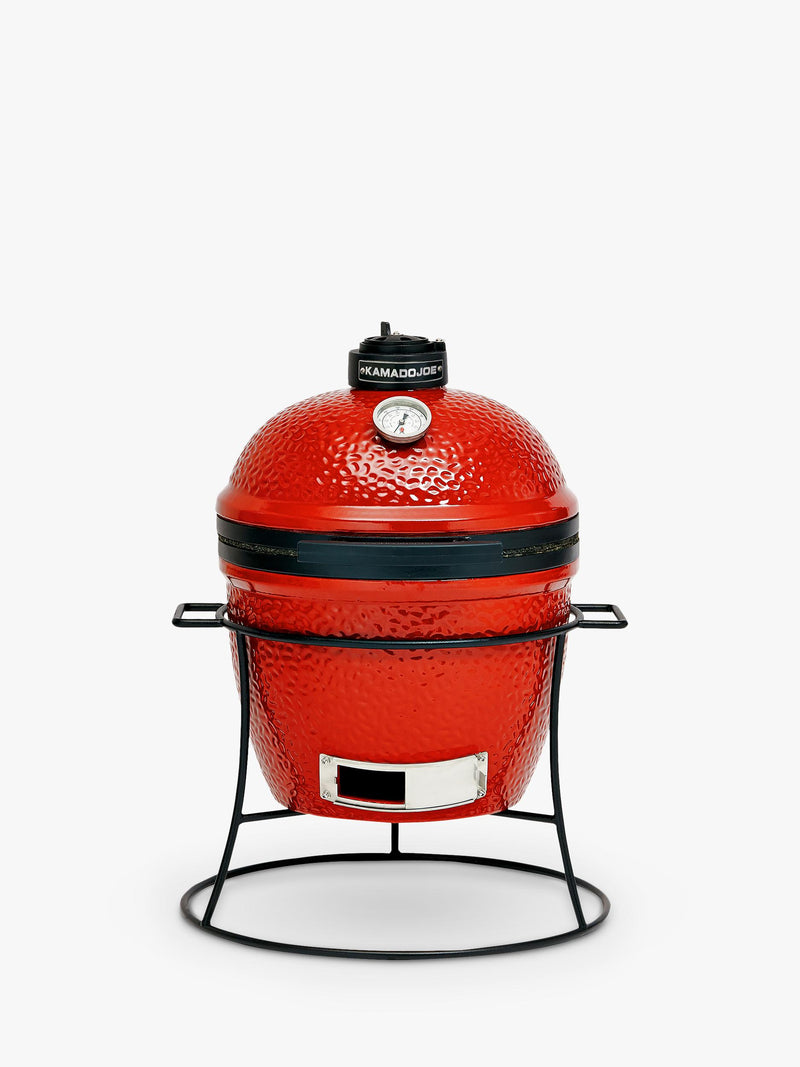 Kamado Joe Portable Joe Junior charcoal BBQ bundle with stand and cart (British brand)