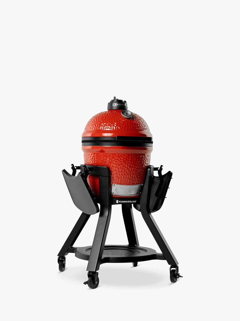 Kamado Joe Portable Joe Junior charcoal BBQ bundle with stand and cart (British brand)