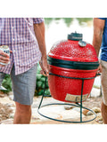 Kamado Joe Portable Joe Junior charcoal BBQ bundle with stand and cart (British brand)
