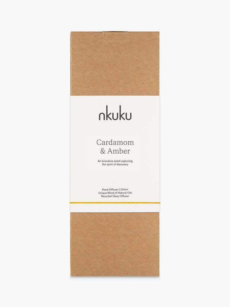 nkuku reed diffuser Cardamom & Amber 200ml (British brand)