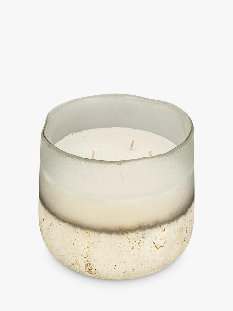 nkuku Cardamom & Amber 3 wick scented candle, imported from the UK
