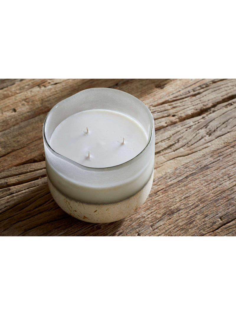 nkuku Cardamom & Amber 3 wick scented candle, imported from the UK