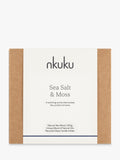 nkuku scented candle sea salt and moss 3 wick, UK version