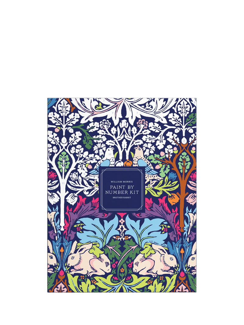 Galison William Morris rabbit paint kit 9x12 canvas - British product