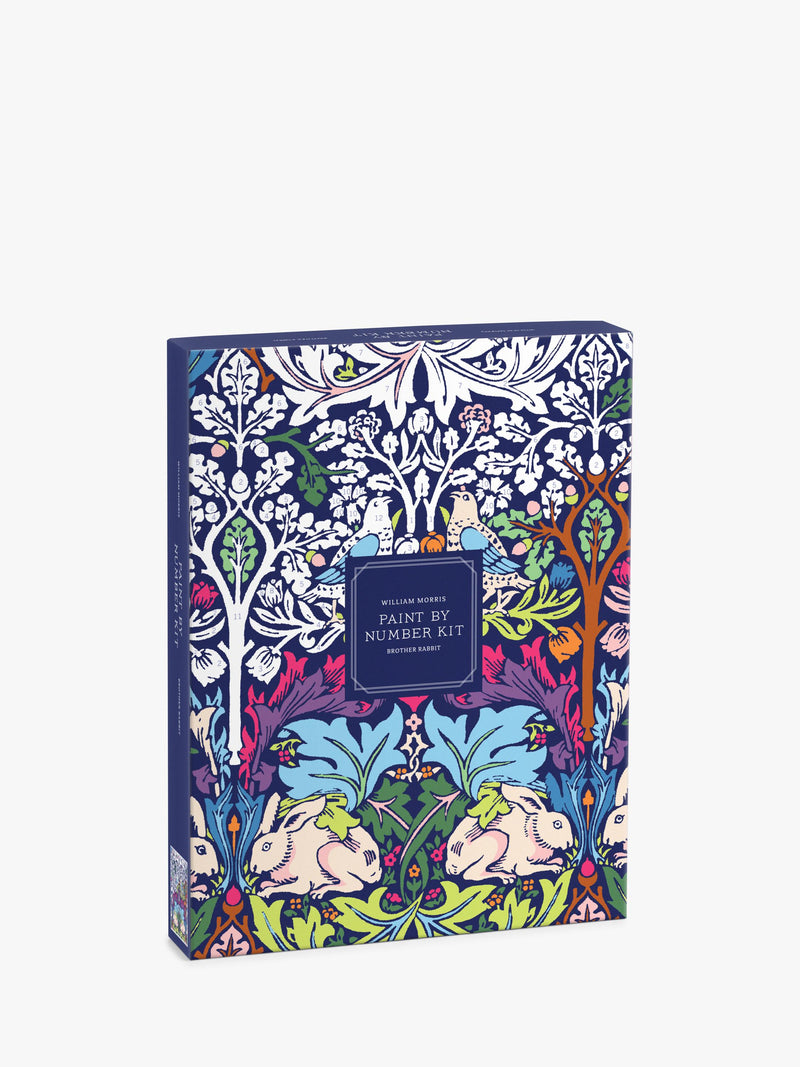 Galison William Morris rabbit paint kit 9x12 canvas - British product
