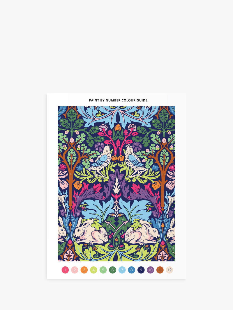 Galison William Morris rabbit paint kit 9x12 canvas - British product