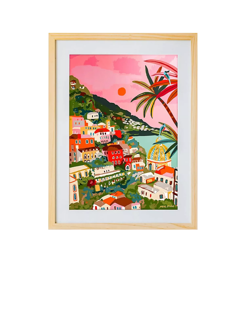 Sculpd paint by numbers kit Amalfi Sunset 51x36cm, imported from the UK